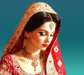 Indian bridal make-up