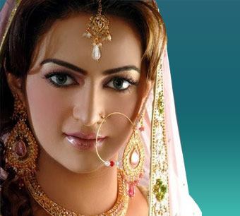 Indian bridal make-up