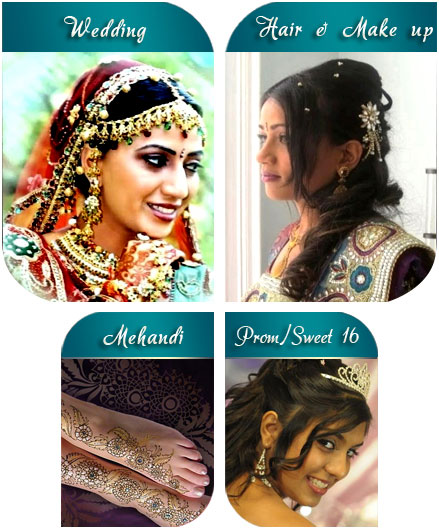 Indian bridal make-up